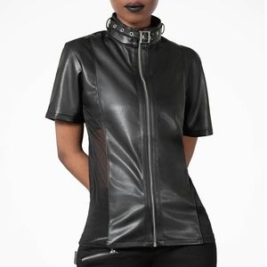 NIP Killstar Oberon Unisex Vegan Leather Top Size XXL